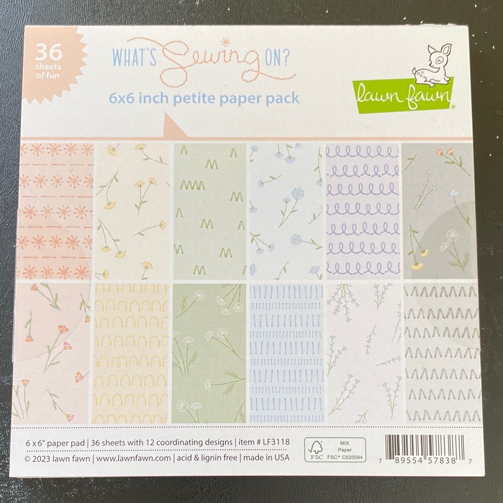 Lawn Fawn - Petite Paper Pack - Pastel Colors